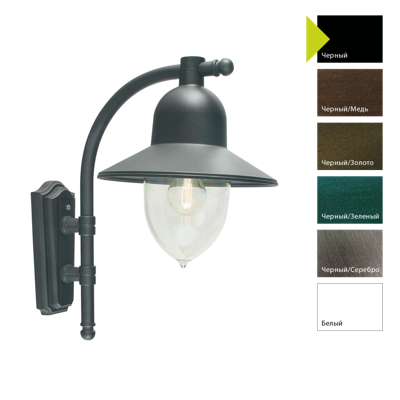 Фонарь Norlys Настенный фонарь Norlys, COMO B (Черный) арт. 370B