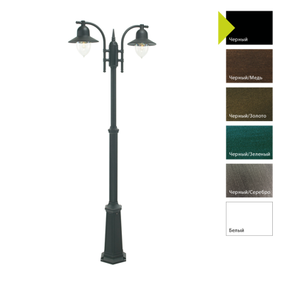 Фонарь Norlys Фонарный столб Norlys, COMO B (Черный) арт. 372B