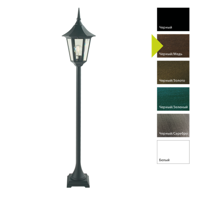 Фонарь Norlys Фонарный столб Norlys, MODENA BC (Черный/Медь) арт. 304BC