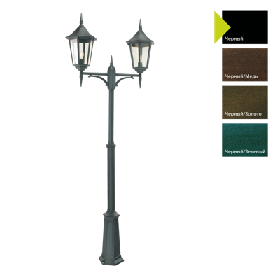 Фонарь Norlys Фонарный столб Norlys, MODENA BIG B (Черный) арт. 382B