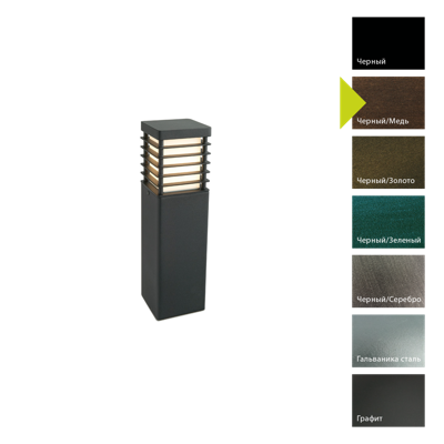 Фонарь Norlys Фонарный столб Norlys, HALMSTAD BC (Черный/Медь) арт. 1489BC