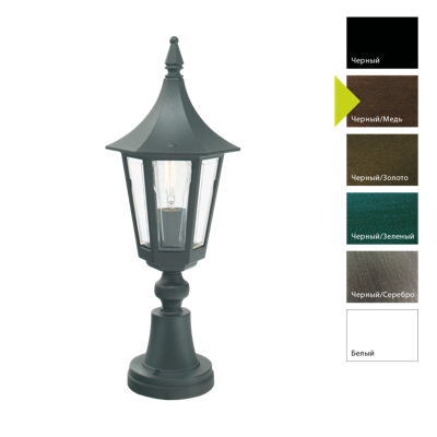 Фонарь Norlys Фонарь-пьедестал Norlys, RIMINI BC (Черный/Медь) арт. 250BC