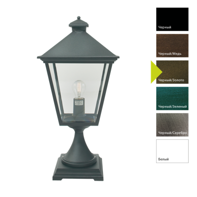 Фонарь Norlys Фонарь-пьедестал Norlys, LONDON BIG BD (Черный/Золото) арт. 494BD