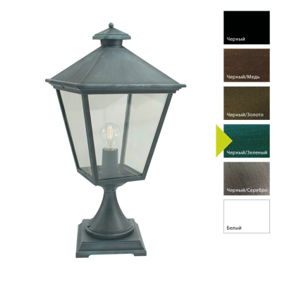 Фонарь Norlys Фонарь-пьедестал Norlys, LONDON BIG BG (Черный/Зеленый) арт. 494BG