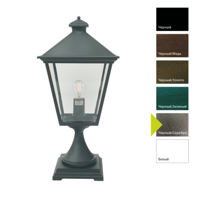 Фонарь Norlys Фонарь-пьедестал Norlys, LONDON BIG BS (Черный/Серебро) арт. 494BS