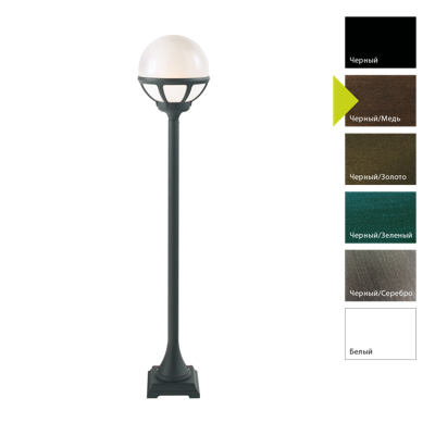 Фонарь Norlys Фонарный столб Norlys, BOLOGNA BC (Черный/Медь) арт. 315BC