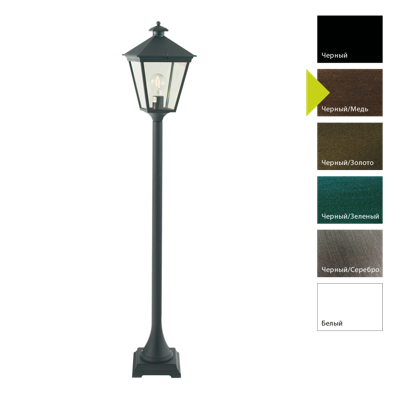 Фонарь Norlys Фонарный столб Norlys, LONDON BC (Черный/Медь) арт. 485BC