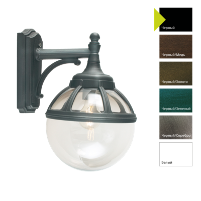 Фонарь Norlys Настенный фонарь Norlys, BOLOGNA B (Черный) арт. 310B