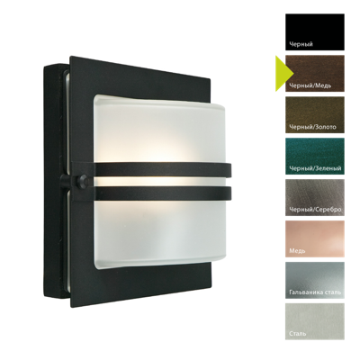 Фонарь Norlys Настенный фонарь Norlys, BERN BC (Черный/Медь) арт. 651BC