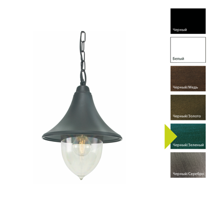 Фонарь Norlys Потолочный фонарь Norlys, FLORENCJA BG (Черный/Зеленый) арт. 800A/BG