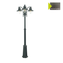 Фонарь Norlys Фонарный столб Norlys, COMO BS (Черный/Серебро) арт. 373BS