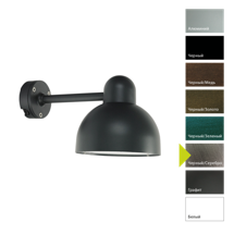 Фонарь Norlys Настенный фонарь Norlys, KOSTER BS (Черный/Серебро) арт. 725BS