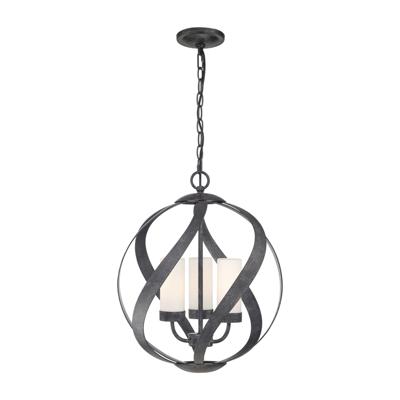 Фонарь Quoizel Подвесной фонарь Quoizel, Арт. QN-BLACKSMITH-3P-OBK арт. QN-BLACKSMITH-3P-OBK
