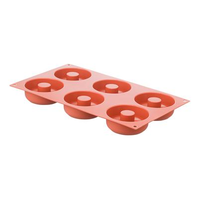 Форма Silikomart Форма силиконовая для приготовления пончиков donuts, D7,5 см арт. 26.170.00.0065