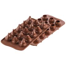 Форма Silikomart Форма для приготовления конфет mr&mrs brown, 21,5 х 10,7 х 4,2 см, силиконовая арт. 22.156.77.0065