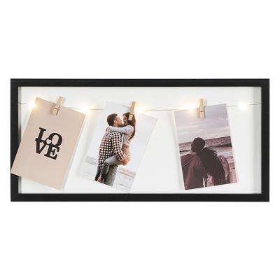 Фоторамка Bergenson Bjorn Рамка для фотографий с подсветкой everyday, 23х49 см, черная арт. BB0000516