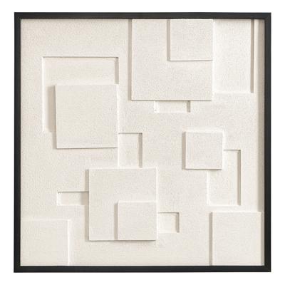 Фоторамка Bergenson Bjorn Панно декоративное с эффектом 3d minimalism square, с черной рамой, 60х60 см арт. BB0000588