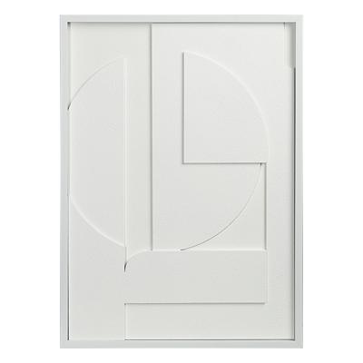 Фоторамка Bergenson Bjorn Панно декоративное с эффектом 3d minimalism, с белой рамой, 50х70 см арт. BB0000843