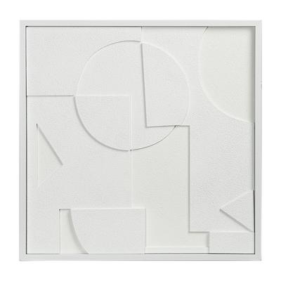 Фоторамка Bergenson Bjorn Панно декоративное с эффектом 3d minimalism, с белой рамой, 60х60 см арт. BB0000840
