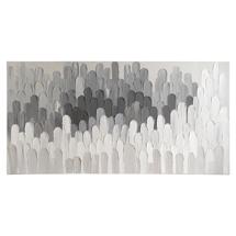 Фоторамка Bergenson Bjorn Панно декоративное с ручной росписью by feel, 140х70 см, черно-белое арт. BB0000601