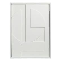 Фоторамка Bergenson Bjorn Панно декоративное с эффектом 3d minimalism, с белой рамой, 50х70 см арт. BB0000843