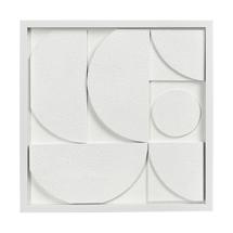 Фоторамка Bergenson Bjorn Панно декоративное с эффектом 3d minimalism, с белой рамой, 40х40 см арт. BB0000842