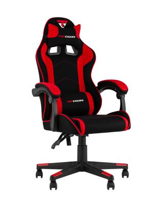 Геймерское кресло TopChairs Кресло спортивное TopChairs Shadow ткань черно-красный арт. УТ000039460