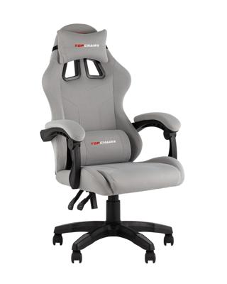 Геймерское кресло TopChairs Кресло спортивное TopChairs Druid серый ткань арт. УТ000039469