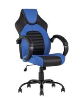 Геймерское кресло TopChairs Кресло игровое TopChairs Racer Midi черно-синее арт. УТ000004598