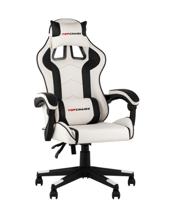 Геймерское кресло TopChairs Кресло спортивное TopChairs Shadow бело-черный арт. УТ000039462