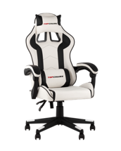 Геймерское кресло TopChairs Кресло спортивное TopChairs Shadow бело-черный арт. УТ000039462