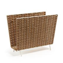 Газетница La Forma (ех Julia Grup) Подставка для журналов Shelton из натурального ротанга арт. 054567