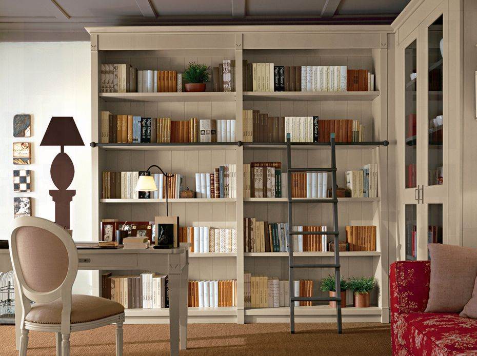 Образцы книжных стеллажей