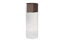 Кашпо Garda Decor 58DB-24209 Кашпо высокое напольное, акрил/мат. бронза 30*26*100см арт. 58DB-24209