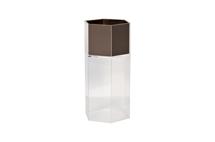 Кашпо Garda Decor 58DB-24219 Кашпо высокое напольное, акрил/мат. бронза 30*26*80см арт. 58DB-24219