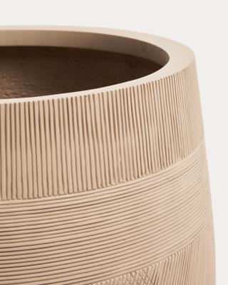 Кашпо La Forma (ех Julia Grup) Набор из двух бежевых кашпо Tival с эффектом цемента, диаметр 50 см/34 см арт. 482918