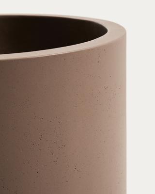 Кашпо La Forma (ех Julia Grup) Кашпо Aiguablava из коричневого цемента, диаметр 42 см арт. 482778