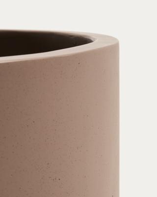 Кашпо La Forma (ех Julia Grup) Кашпо Aiguablava из коричневого цемента, диаметр 52 см арт. 482774