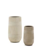 Кашпо La Forma (ех Julia Grup) Набор из 2 кашпо Tival из песчаника бежевого цвета Ø 45 см арт. 262105