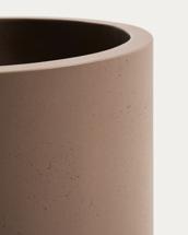 Кашпо La Forma (ех Julia Grup) Кашпо Aiguablava из коричневого цемента, диаметр 42 см арт. 482778