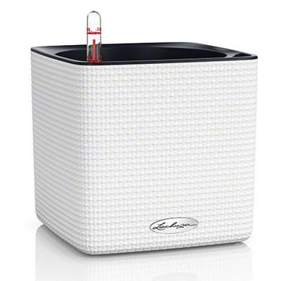 Кашпо Lechuza 13580 Кашпо LECHUZA Кьюб Колор 16 Белый с системой полива арт. ZN-405633