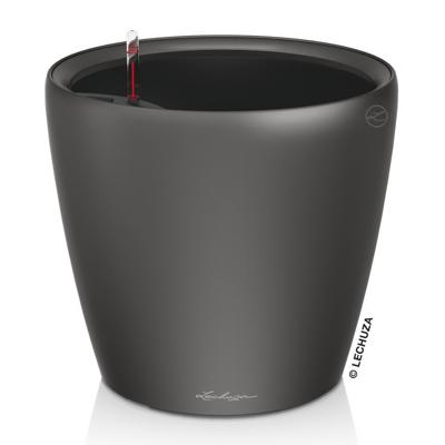 Кашпо Lechuza 16043 Кашпо LECHUZA Классико 28 LS Антрацит с системой полива и съемным горшком арт. ZN-300804