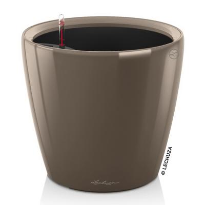 Кашпо Lechuza 16045 Кашпо LECHUZA Классико 28 LS Серо-коричневое с системой полива и съемным горшком арт. ZN-300805