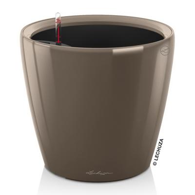 Кашпо Lechuza 16085 Кашпо LECHUZA Классико 43 LS Серо-коричневое с системой полива и съемным горшком арт. ZN-300817