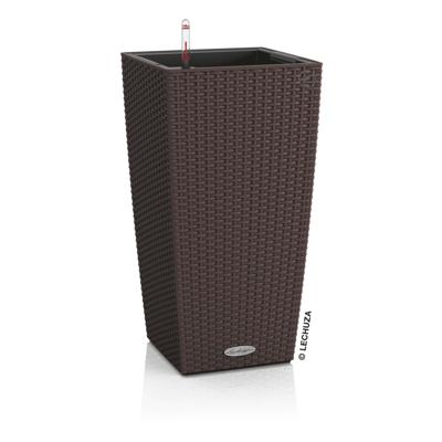 Кашпо Lechuza 15225 Кашпо LECHUZA Кубико Коттедж 30 Мокко с системой полива арт. ZN-301023