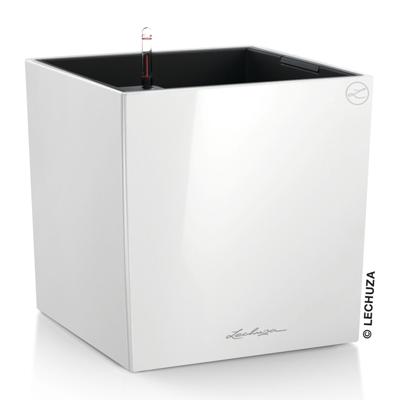 Кашпо Lechuza 16460 Кашпо LECHUZA Кьюб 30 Белое с системой полива арт. ZN-301095