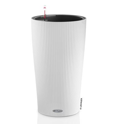 Кашпо Lechuza 13950 Кашпо LECHUZA Цилиндро Колор 32 белый с системой полива арт. ZN-301237