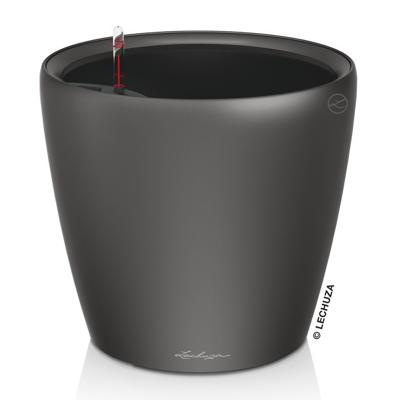 Кашпо Lechuza 16083 Кашпо LECHUZA Классико 43 LS Антрацит с системой полива и съемным горшком арт. ZN-300816
