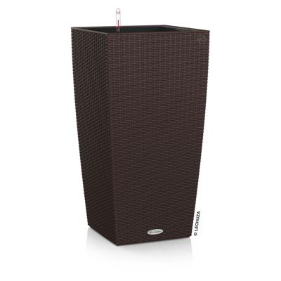 Кашпо Lechuza 15245 Кашпо LECHUZA Кубико Коттедж 40 Мокко с системой полива арт. ZN-301029