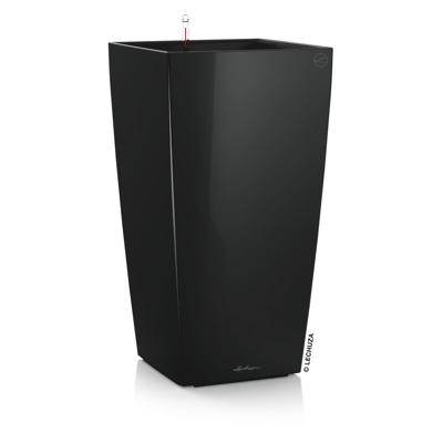 Кашпо Lechuza 18196 Кашпо LECHUZA Кубико 40 Черное с системой полива арт. ZN-300855